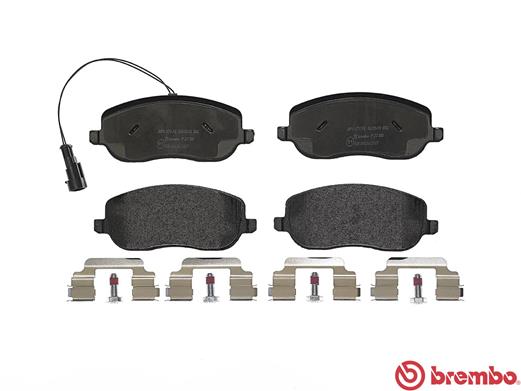 A.B.S. P 23 100 BREMBO Bremsbelagsatz, Scheibenbremse